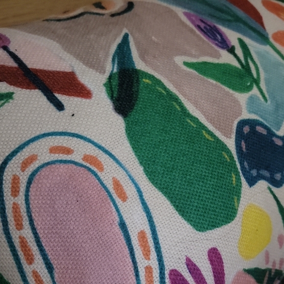 Colorful Abstract Throw Pillow - Picture 3 of 5